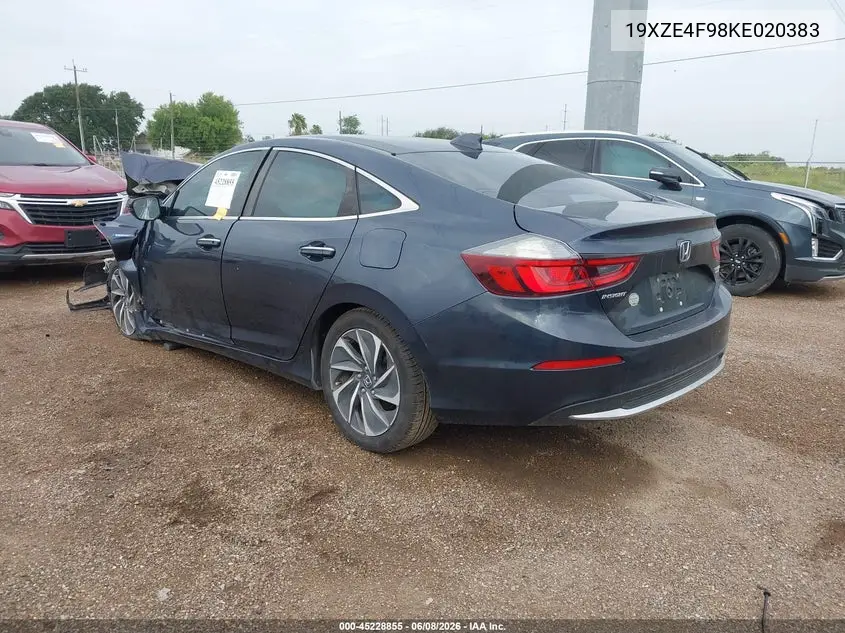 2019 Honda Insight Touring VIN: 19XZE4F98KE020383 Lot: 45228855
