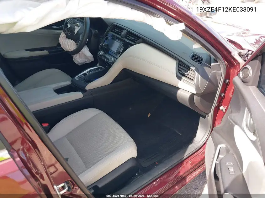 2019 Honda Insight Lx VIN: 19XZE4F12KE033091 Lot: 45247049