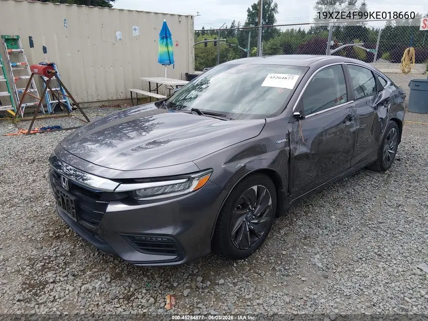 2019 Honda Insight Touring VIN: 19XZE4F99KE018660 Lot: 45264877