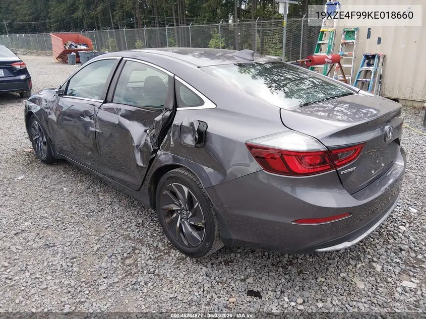 2019 Honda Insight Touring VIN: 19XZE4F99KE018660 Lot: 45264877