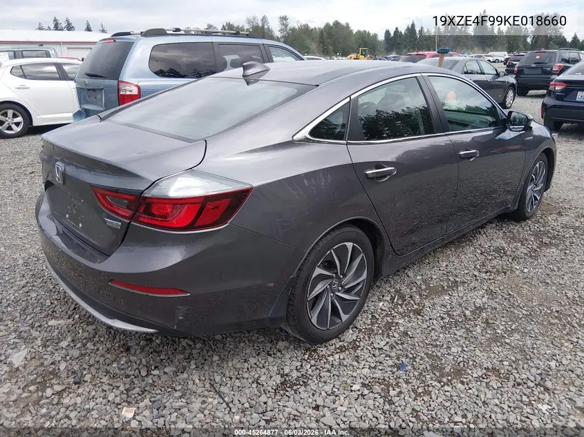 2019 Honda Insight Touring VIN: 19XZE4F99KE018660 Lot: 45264877