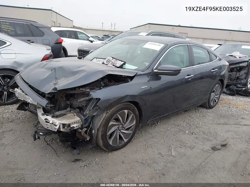 2019 Honda Insight Touring VIN: 19XZE4F95KE003525 Lot: 45266136