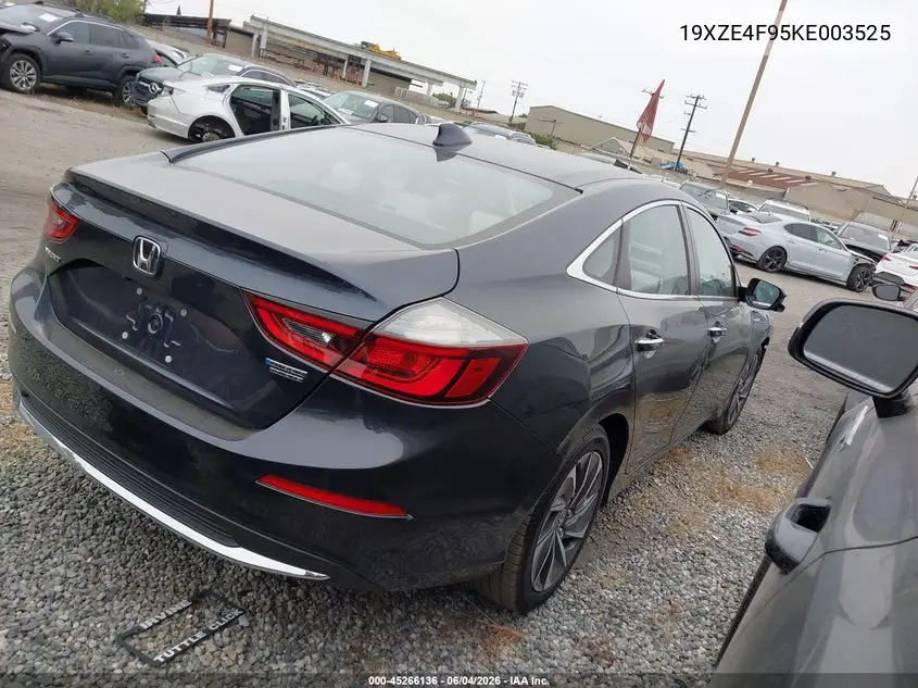 2019 Honda Insight Touring VIN: 19XZE4F95KE003525 Lot: 45266136