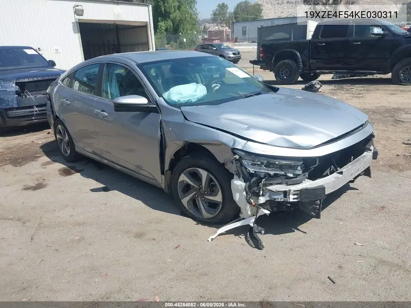 2019 Honda Insight Ex VIN: 19XZE4F54KE030311 Lot: 45284082