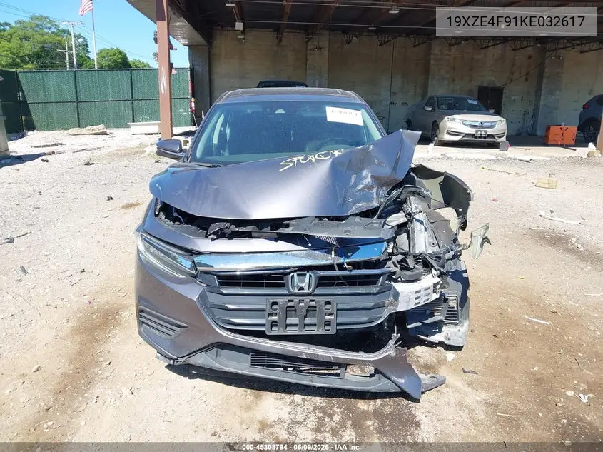2019 Honda Insight Touring VIN: 19XZE4F91KE032617 Lot: 45308794