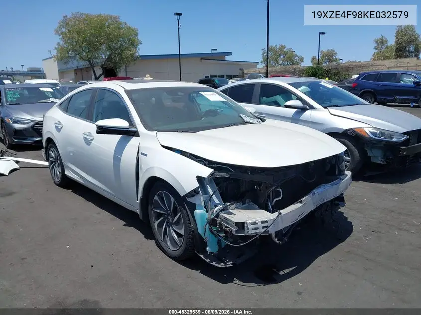 2019 Honda Insight Touring VIN: 19XZE4F98KE032579 Lot: 45329539