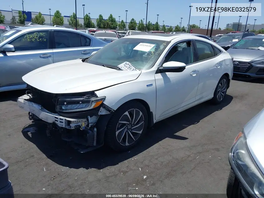 2019 Honda Insight Touring VIN: 19XZE4F98KE032579 Lot: 45329539