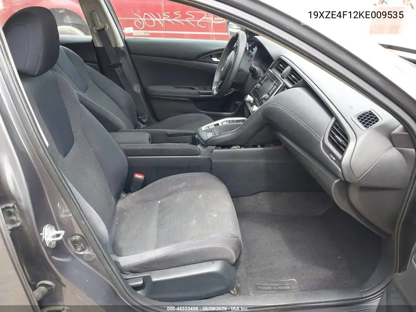 2019 Honda Insight Lx VIN: 19XZE4F12KE009535 Lot: 45333406