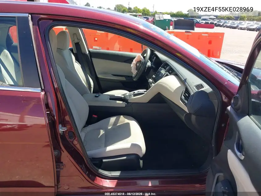 2019 Honda Insight Ex VIN: 19XZE4F55KE028969 Lot: 45374518