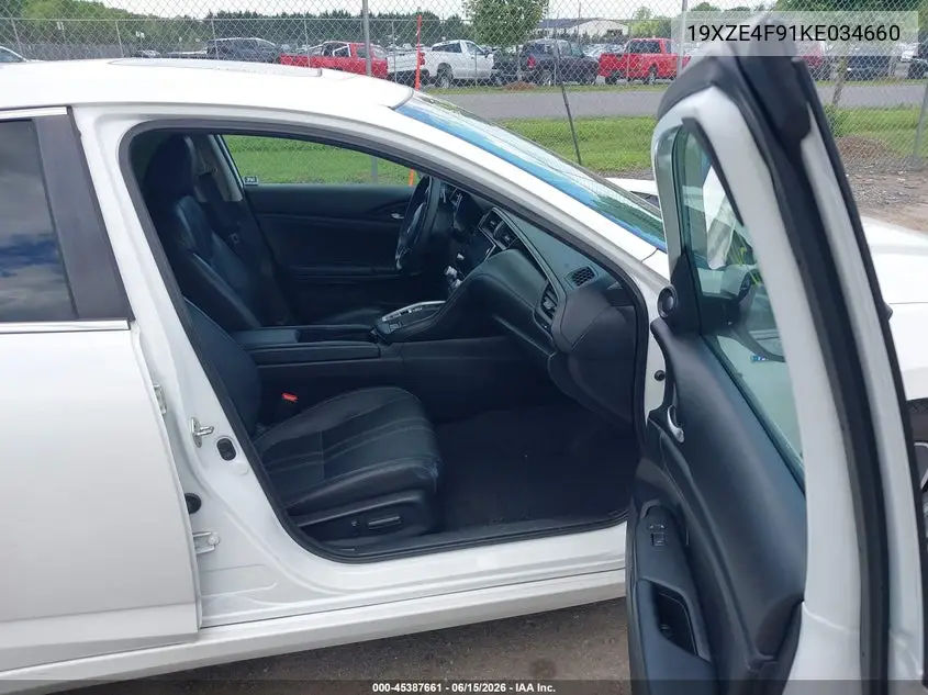 2019 Honda Insight Touring VIN: 19XZE4F91KE034660 Lot: 45387661