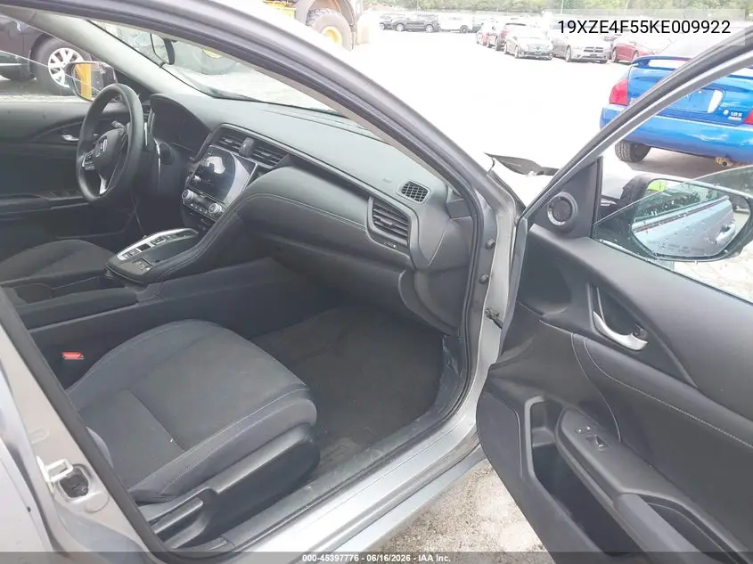 2019 Honda Insight Ex VIN: 19XZE4F55KE009922 Lot: 45397776