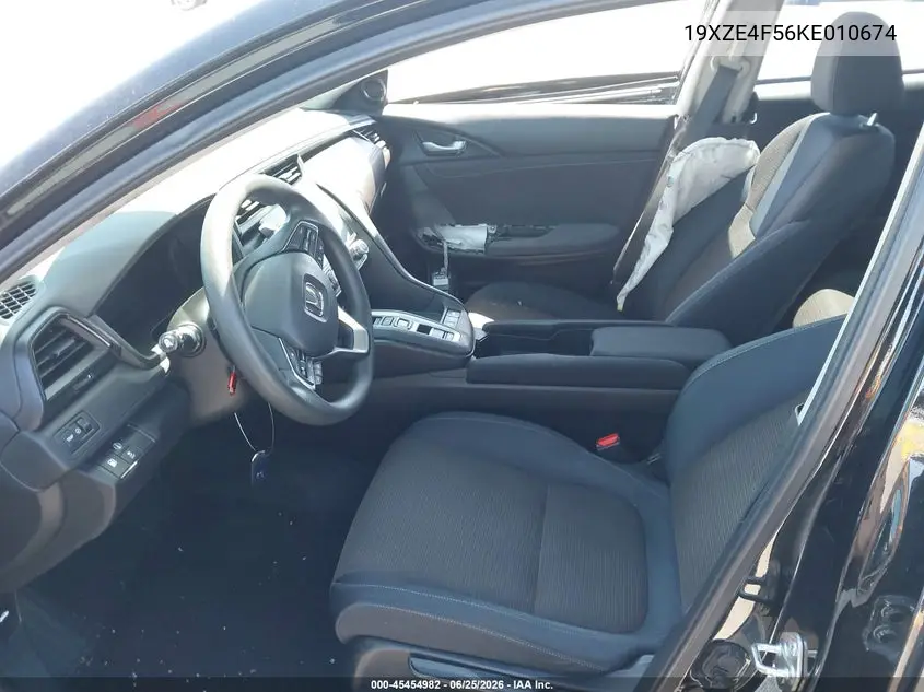 2019 Honda Insight Ex VIN: 19XZE4F56KE010674 Lot: 45454982