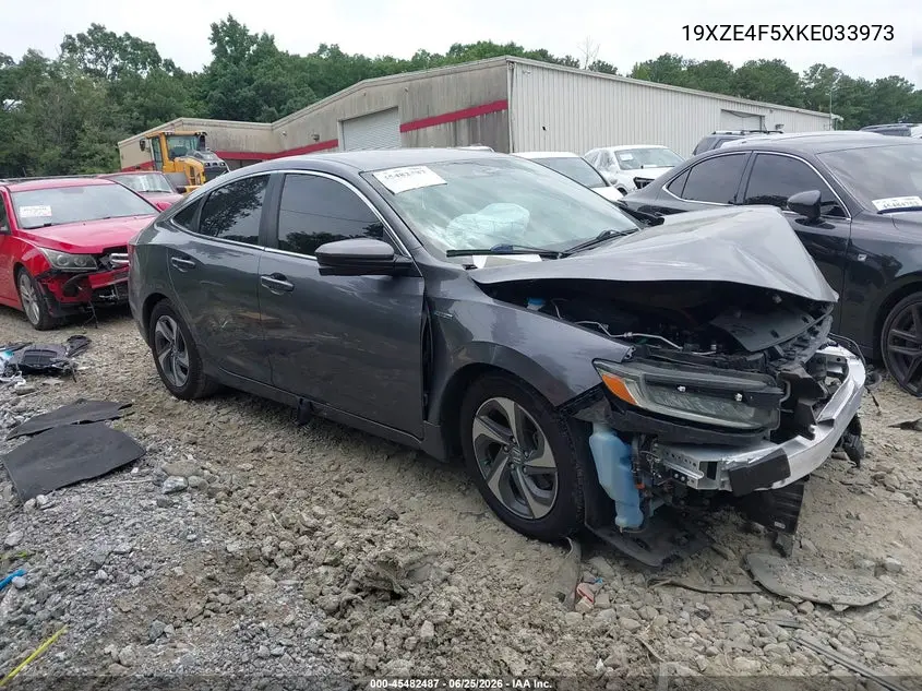 2019 Honda Insight Ex VIN: 19XZE4F5XKE033973 Lot: 45482487