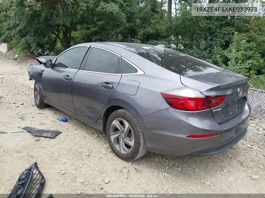 2019 Honda Insight Ex VIN: 19XZE4F5XKE033973 Lot: 45482487