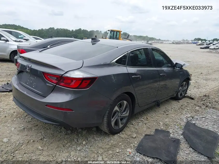2019 Honda Insight Ex VIN: 19XZE4F5XKE033973 Lot: 45482487