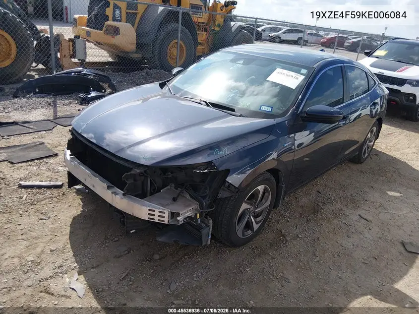 2019 Honda Insight Ex VIN: 19XZE4F59KE006084 Lot: 45536936