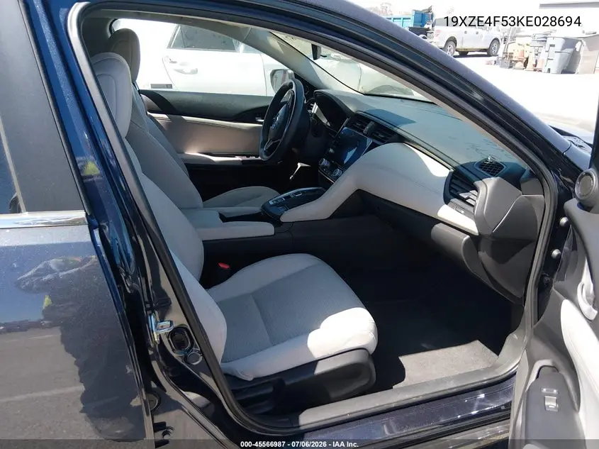 2019 Honda Insight Ex VIN: 19XZE4F53KE028694 Lot: 45566987