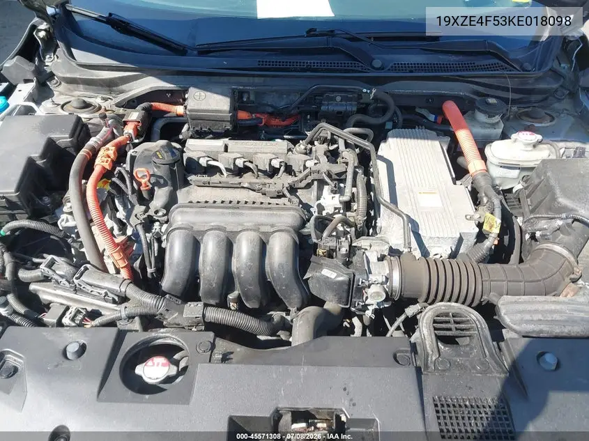 2019 Honda Insight Ex VIN: 19XZE4F53KE018098 Lot: 45571308