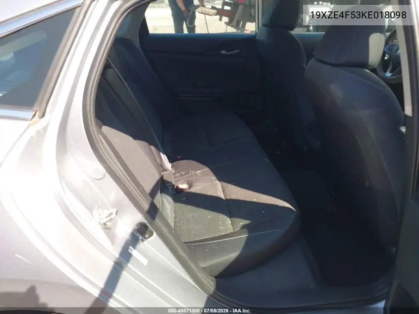 2019 Honda Insight Ex VIN: 19XZE4F53KE018098 Lot: 45571308
