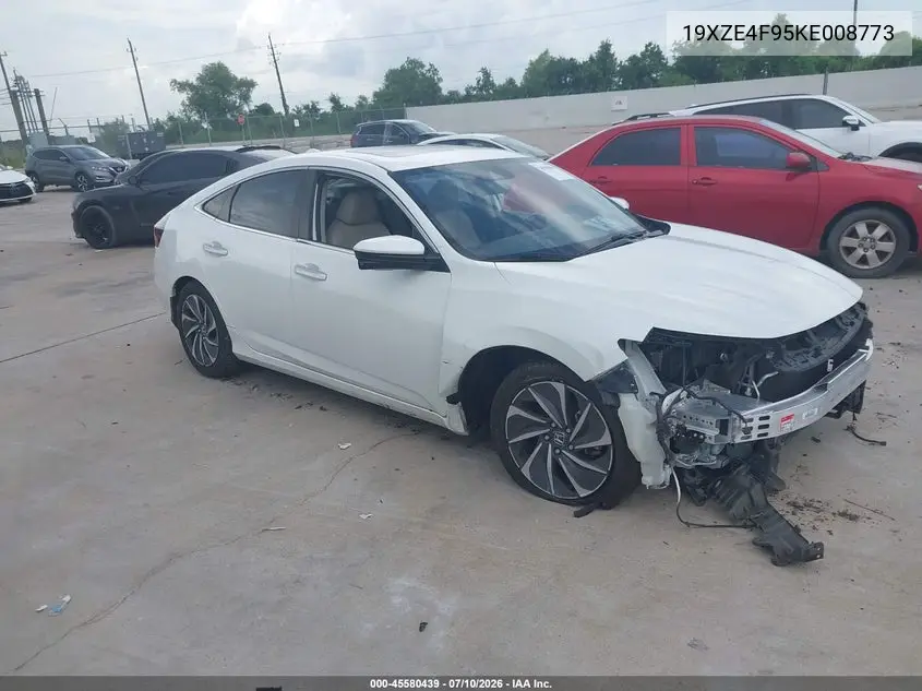 2019 Honda Insight Touring VIN: 19XZE4F95KE008773 Lot: 45580439