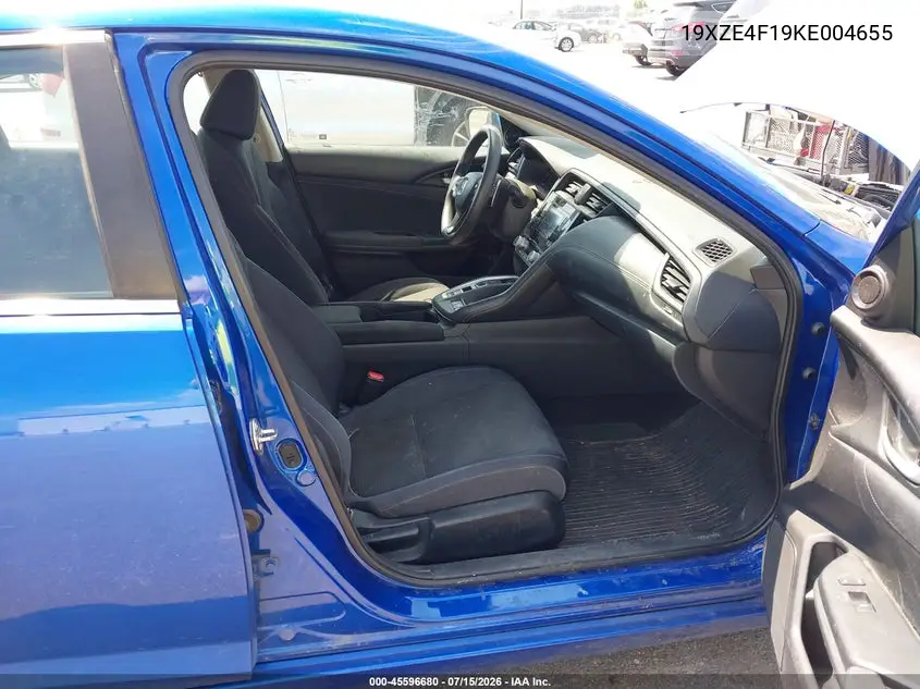 2019 Honda Insight Lx VIN: 19XZE4F19KE004655 Lot: 45596680