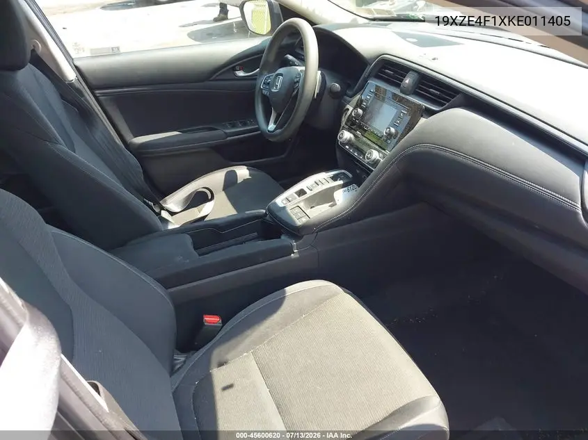 2019 Honda Insight Lx VIN: 19XZE4F1XKE011405 Lot: 45600620