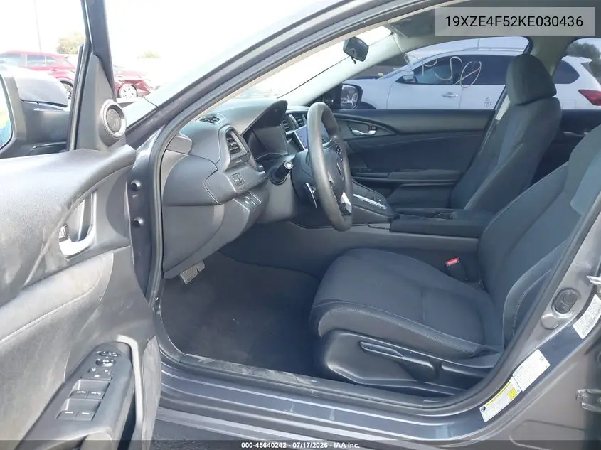 2019 Honda Insight Ex VIN: 19XZE4F52KE030436 Lot: 45640242