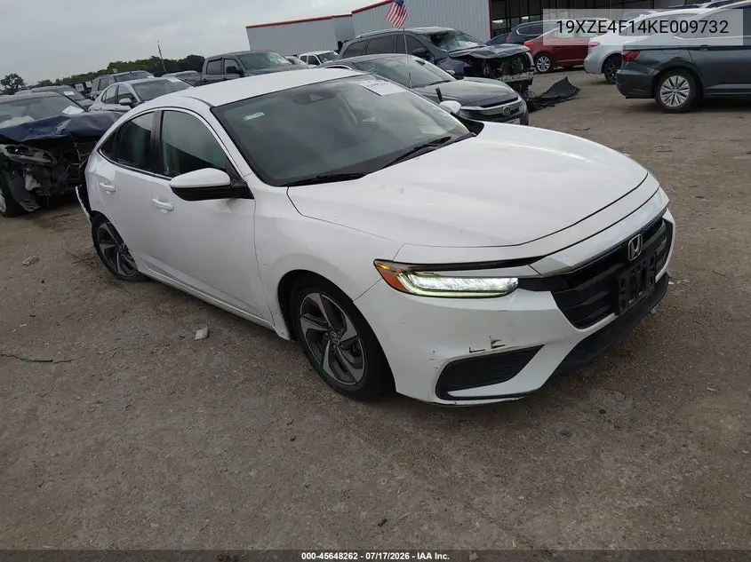 2019 Honda Insight Lx VIN: 19XZE4F14KE009732 Lot: 45648262