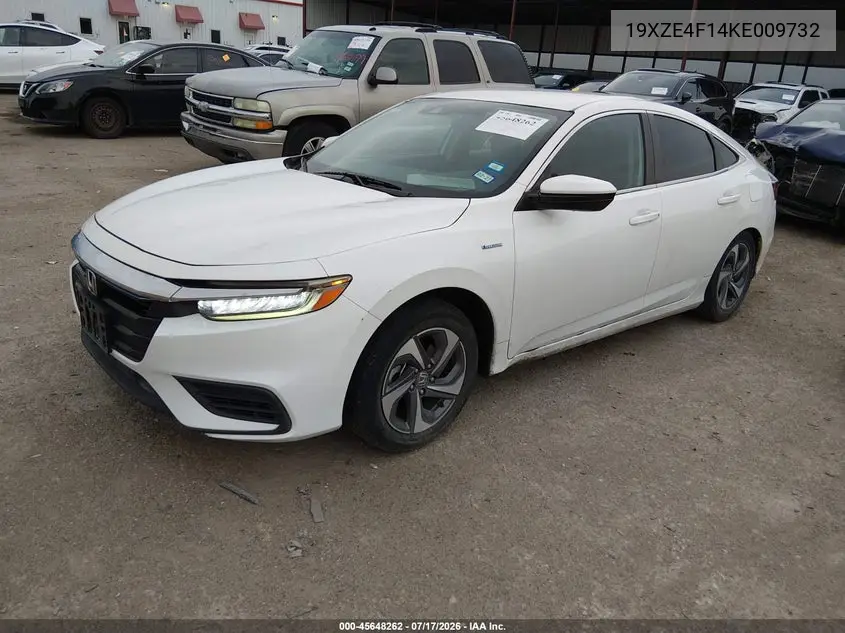 2019 Honda Insight Lx VIN: 19XZE4F14KE009732 Lot: 45648262