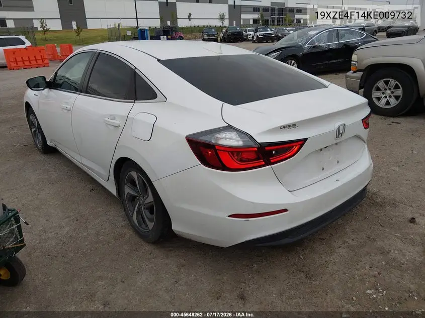2019 Honda Insight Lx VIN: 19XZE4F14KE009732 Lot: 45648262