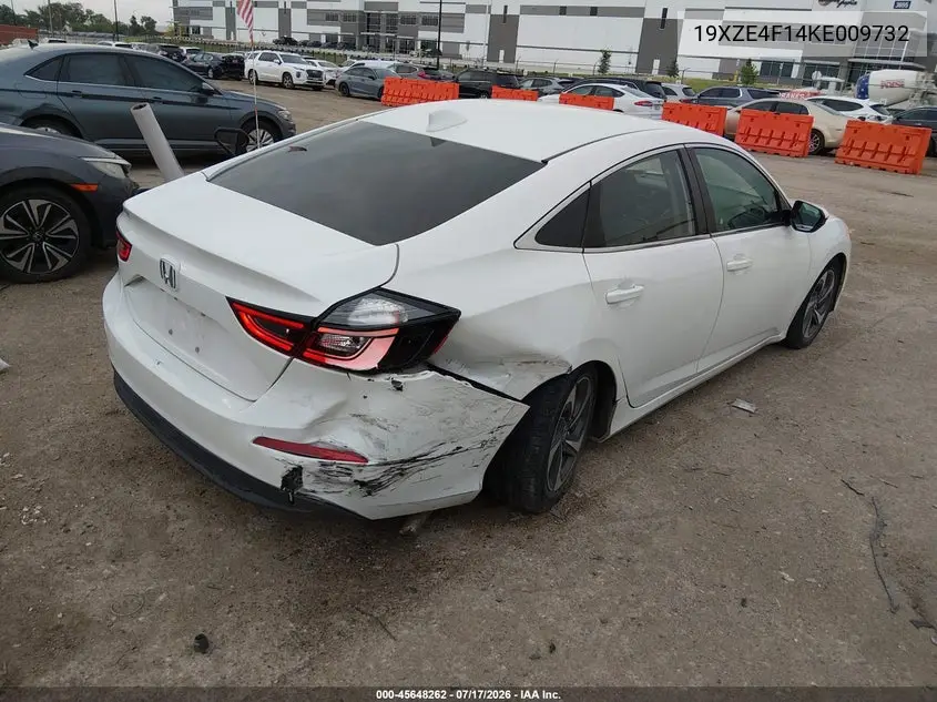 2019 Honda Insight Lx VIN: 19XZE4F14KE009732 Lot: 45648262