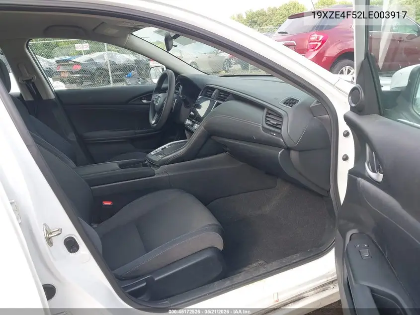 2020 Honda Insight Ex VIN: 19XZE4F52LE003917 Lot: 45172526
