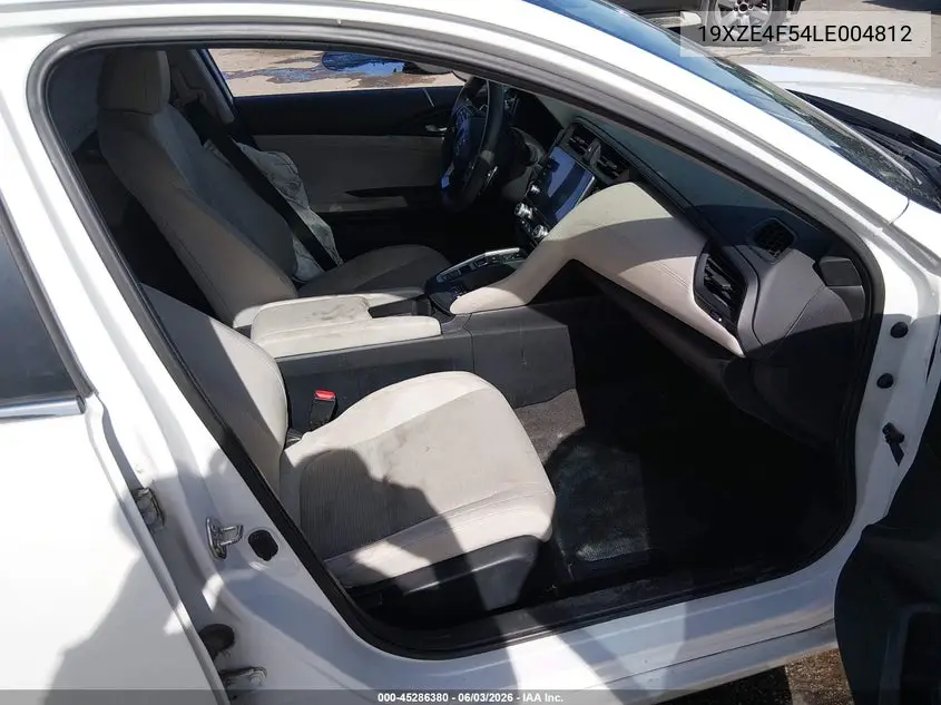 2020 Honda Insight Ex VIN: 19XZE4F54LE004812 Lot: 45286380