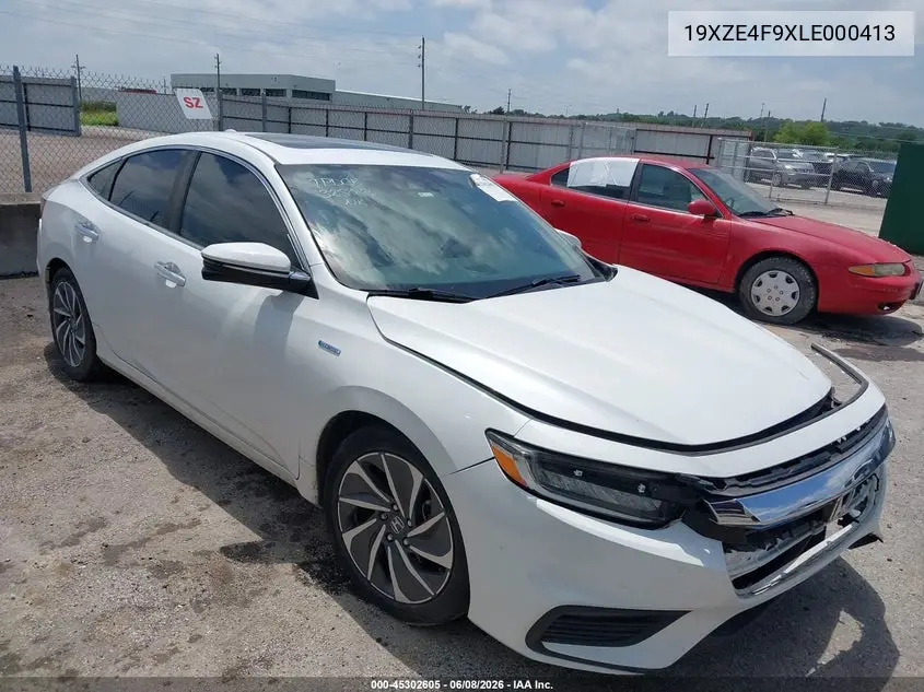 2020 Honda Insight Touring VIN: 19XZE4F9XLE000413 Lot: 45302605