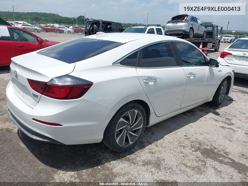 2020 Honda Insight Touring VIN: 19XZE4F9XLE000413 Lot: 45302605