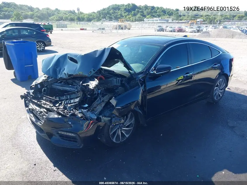 2020 Honda Insight Touring VIN: 19XZE4F96LE001526 Lot: 45365874
