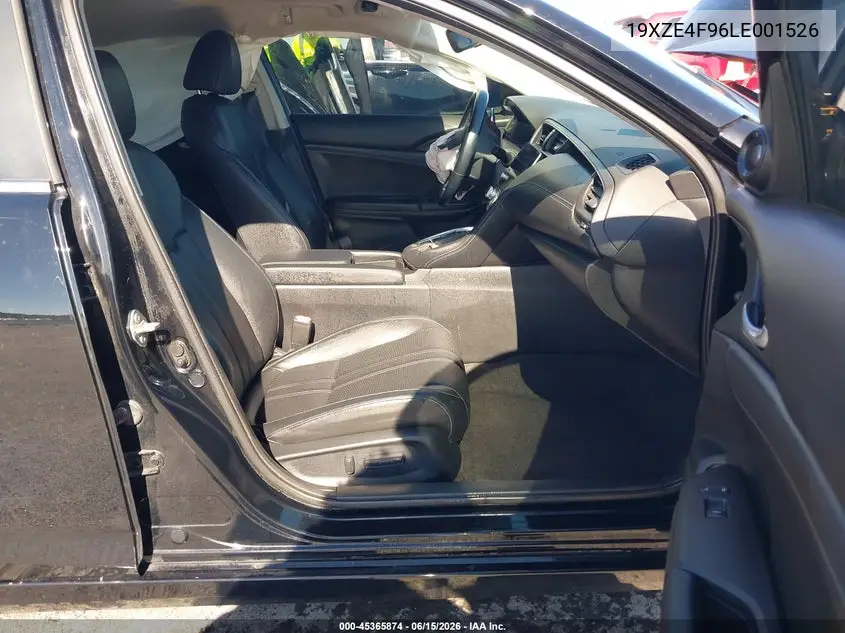 2020 Honda Insight Touring VIN: 19XZE4F96LE001526 Lot: 45365874