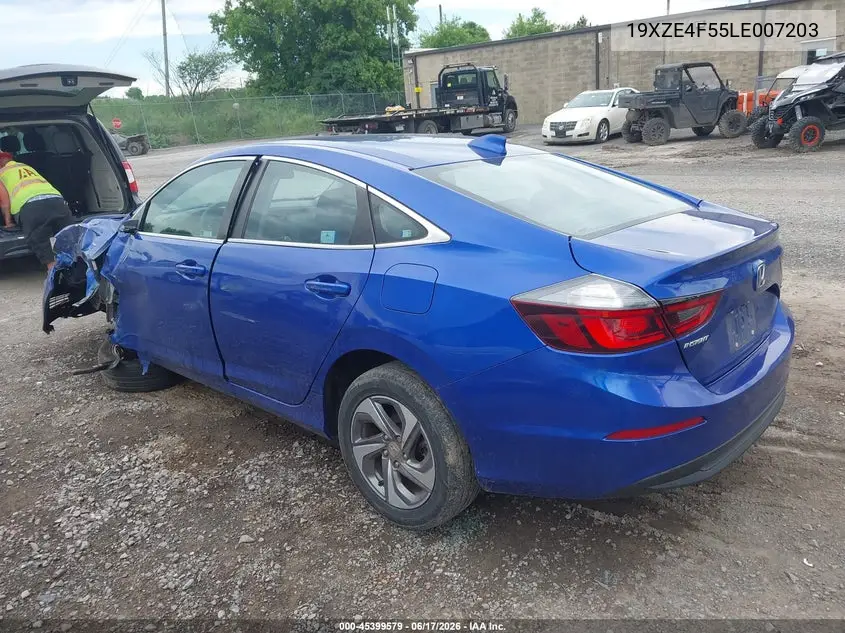 2020 Honda Insight Ex VIN: 19XZE4F55LE007203 Lot: 45399579