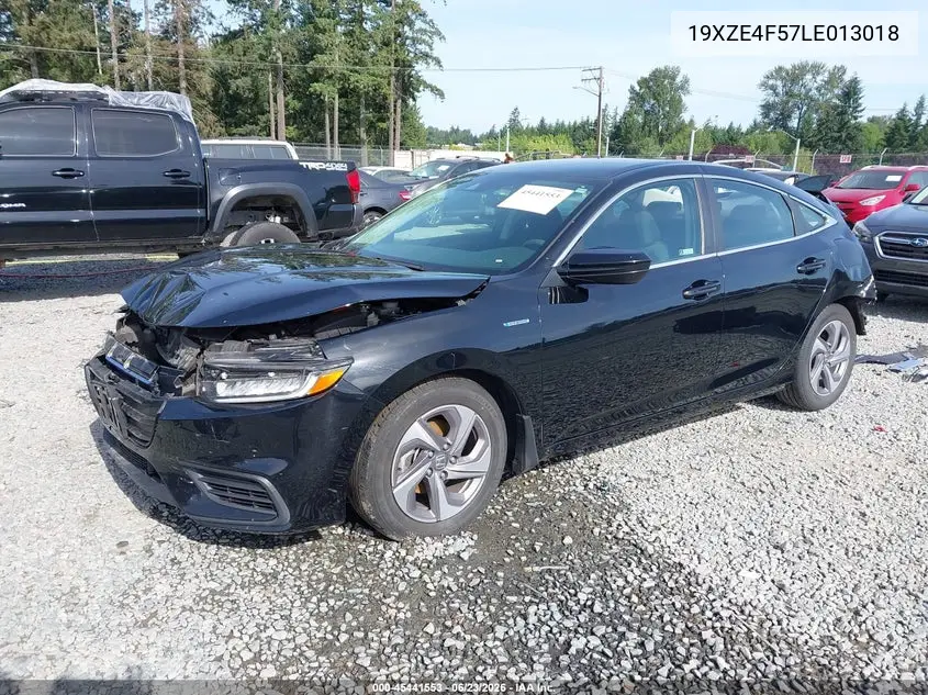 2020 Honda Insight Ex VIN: 19XZE4F57LE013018 Lot: 45441553