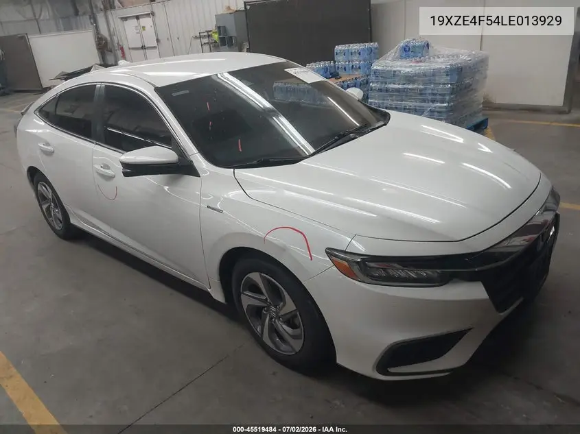 2020 Honda Insight Ex VIN: 19XZE4F54LE013929 Lot: 45519484