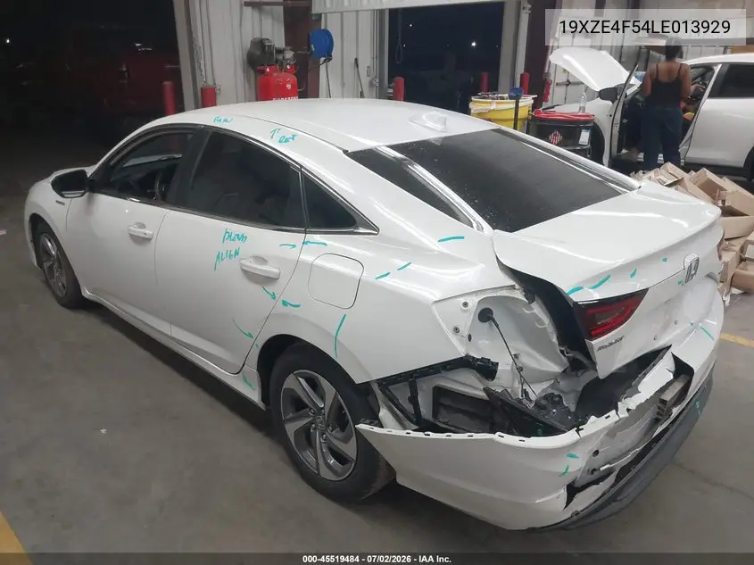 2020 Honda Insight Ex VIN: 19XZE4F54LE013929 Lot: 45519484