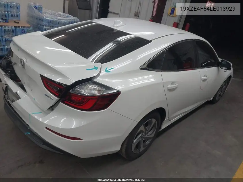 2020 Honda Insight Ex VIN: 19XZE4F54LE013929 Lot: 45519484