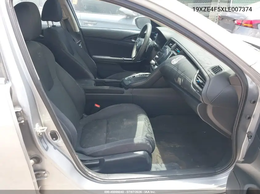 2020 Honda Insight Ex VIN: 19XZE4F5XLE007374 Lot: 45566040