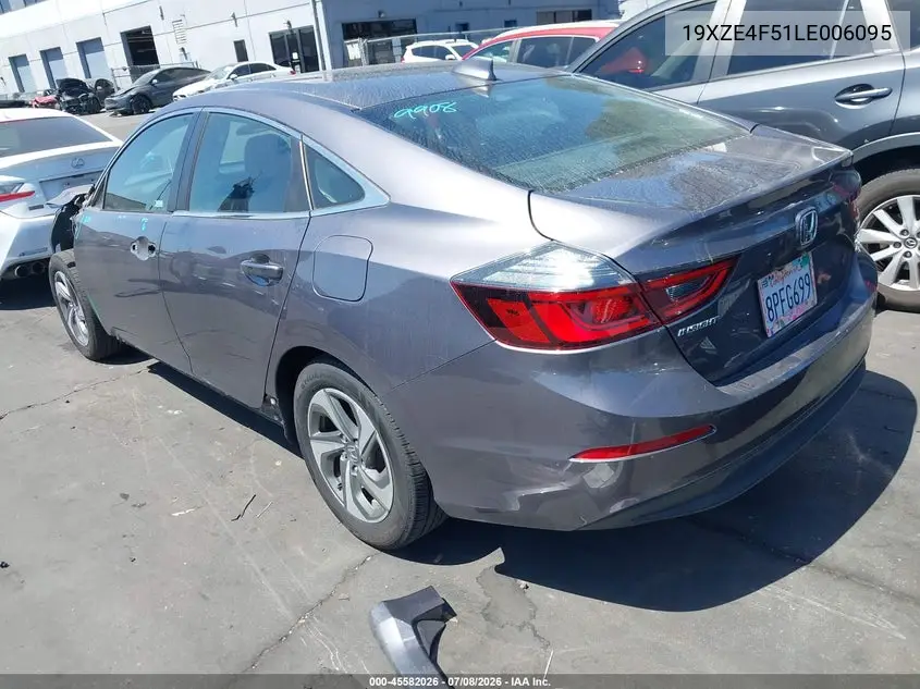 2020 Honda Insight Ex VIN: 19XZE4F51LE006095 Lot: 45582026