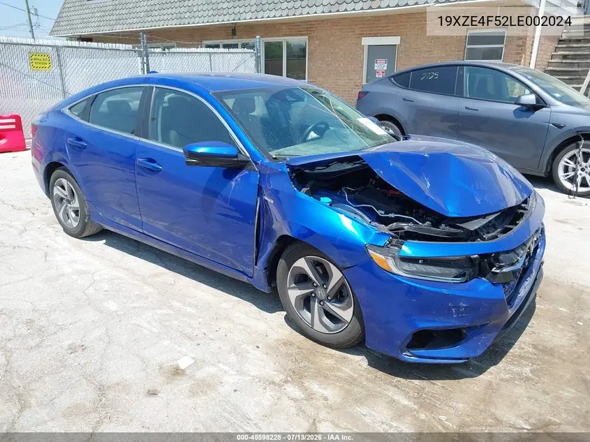 2020 Honda Insight Ex VIN: 19XZE4F52LE002024 Lot: 45598228