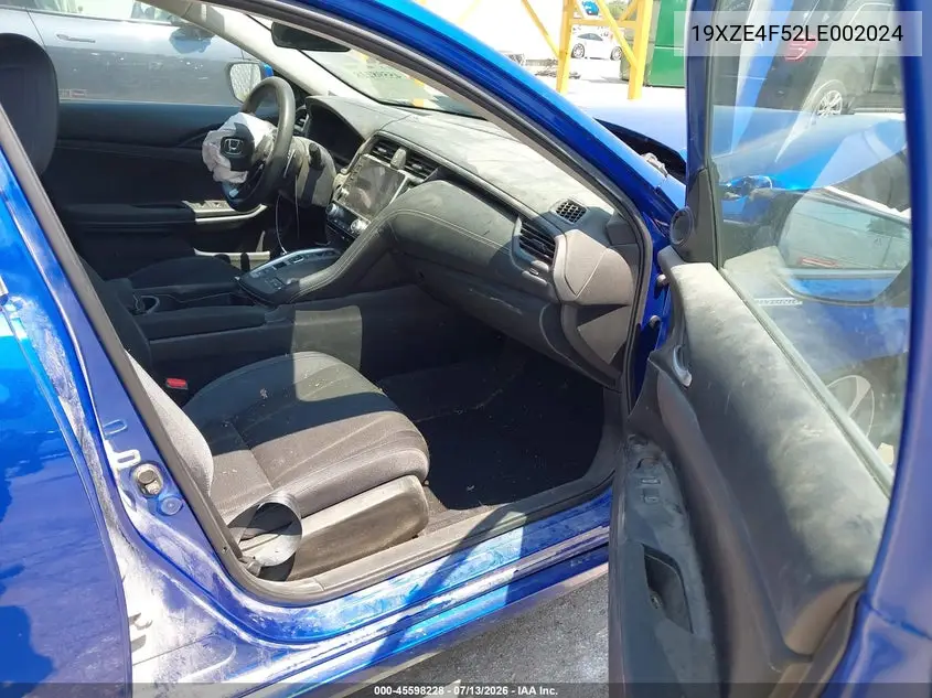 2020 Honda Insight Ex VIN: 19XZE4F52LE002024 Lot: 45598228