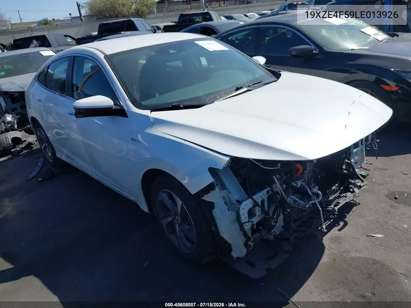 2020 Honda Insight Ex VIN: 19XZE4F59LE013926 Lot: 45608007