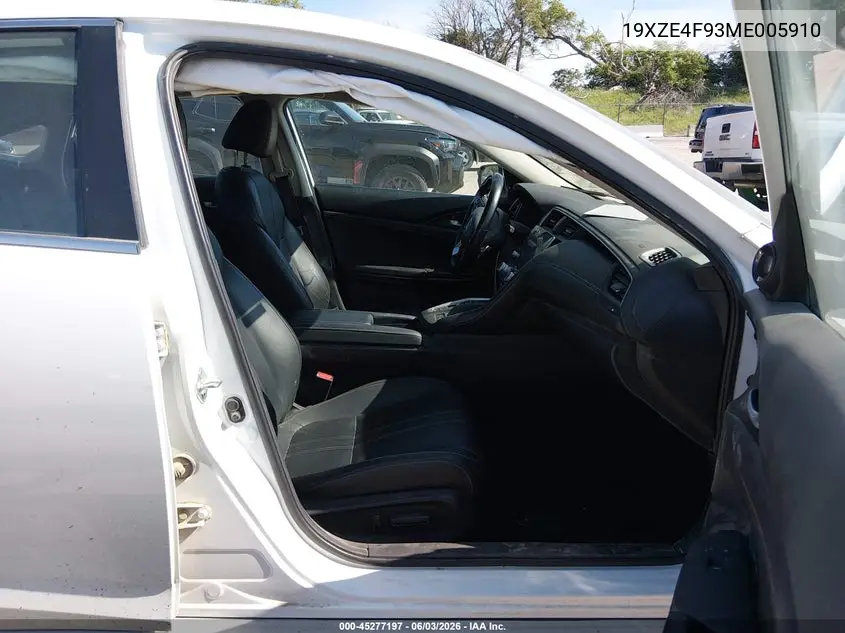 2021 Honda Insight Touring VIN: 19XZE4F93ME005910 Lot: 45277197