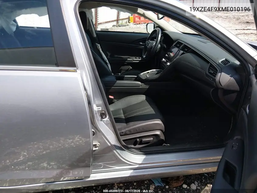 2021 Honda Insight Touring VIN: 19XZE4F9XME010196 Lot: 45399773