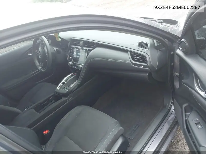 2021 Honda Insight Ex VIN: 19XZE4F53ME002387 Lot: 45473405